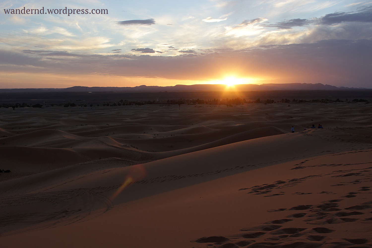 Sonnenuntergang in der Wüste - check ✓
