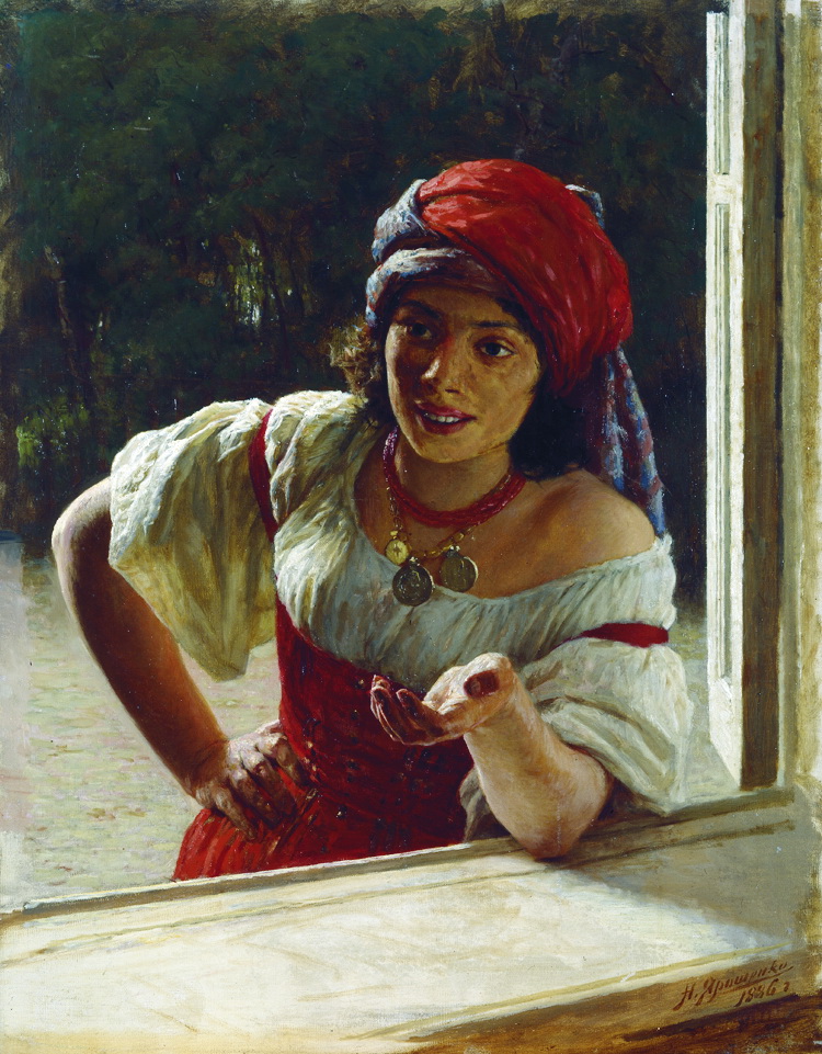 Gypsy_Woman by Nikolai Yaroshenko