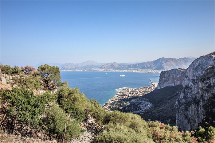 Ausblick vom Monte Pellegrino auf Palermo
