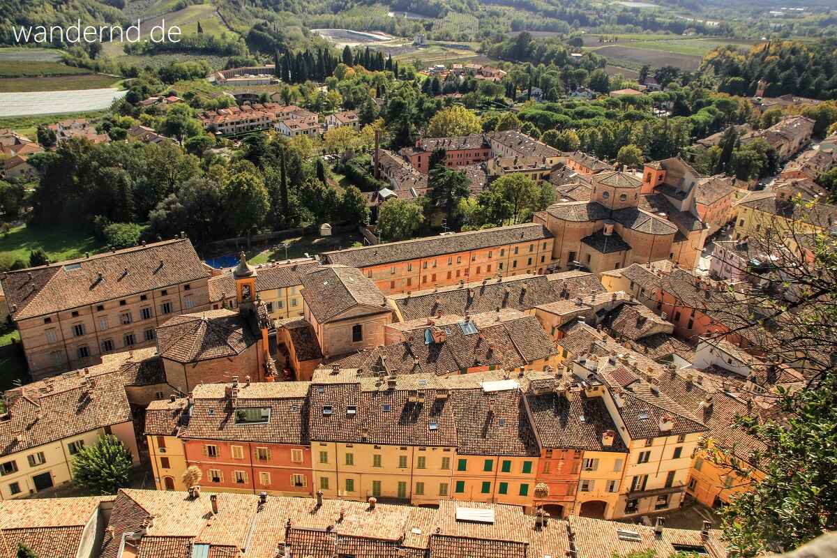 Brisighella Sehenswürdigkeiten: Blick auf den Borgo