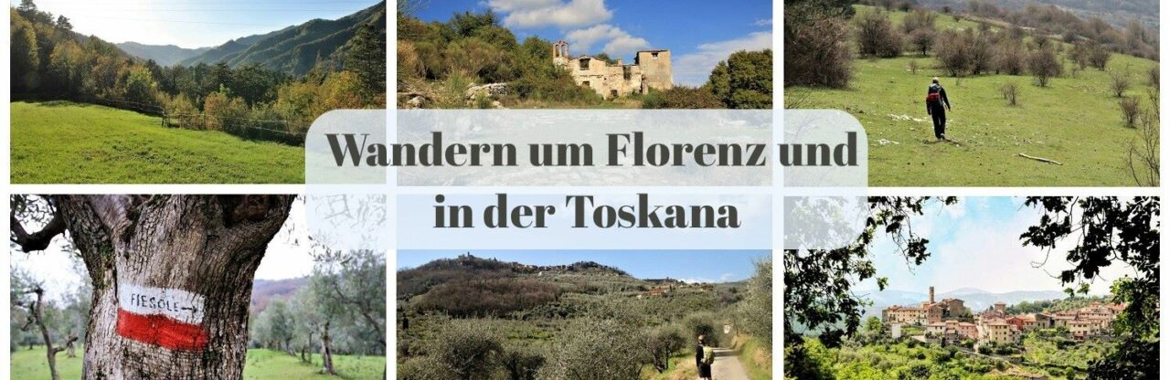 wandern um Florenz und wandern in der Toskana