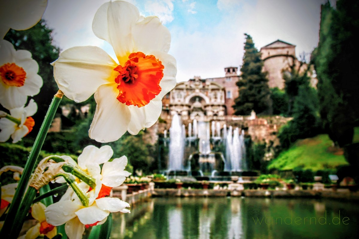 Tivoli Sehenswuerdigkeiten: Villa d'Este - Fontana di Nettuno