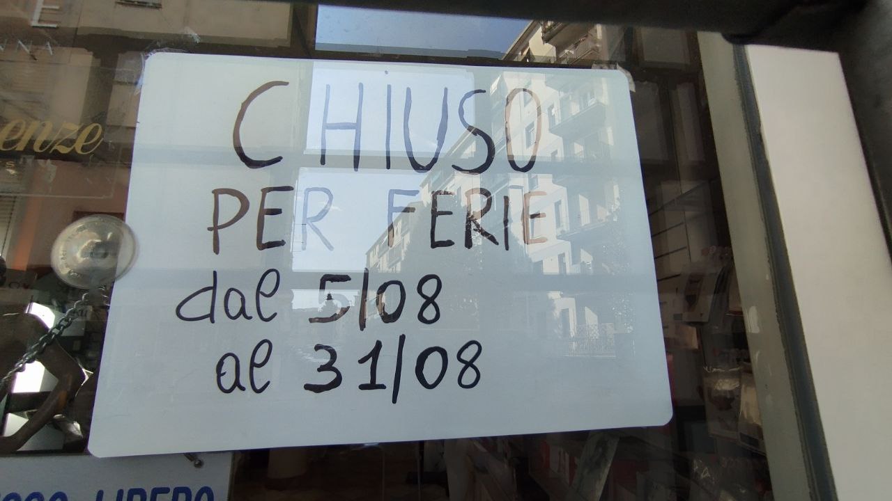 Italien im August