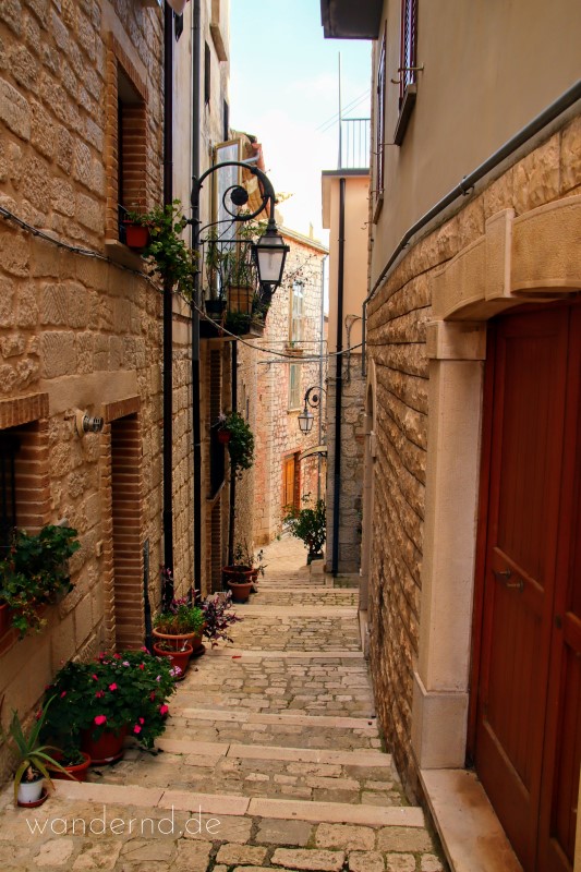 Borghi und Doerfer des Molise: Gasse in Ferrazzano