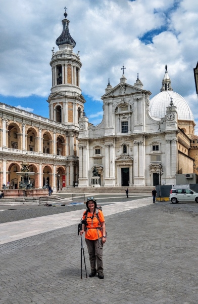 Am Ziel! Nach fast 250 km bin ich in Loreto angekommen