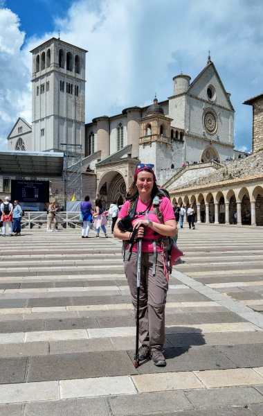 Ankunft in Assisi