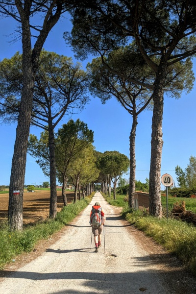 Auf dem Wanderweg Nr. 982 nach Perugia