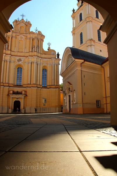 Universitätskirche (ehemalige Jesuitenkirche) in Vilnius, Litauen