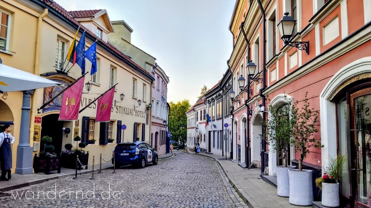 im ehemaligen "kleinen Ghetto" von Vilnius