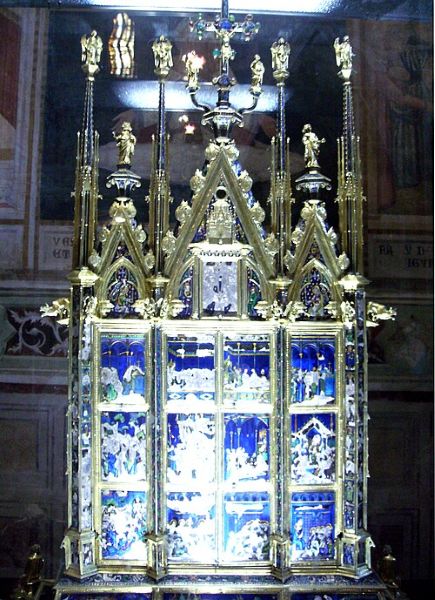 Das Reliquiar für das Korporale von Bolsena - wikiCommons, gemeinfrei